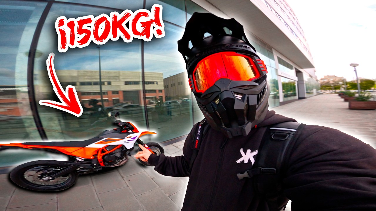 la NUEVA SUPERMOTARD de KTM! 390SMCR 2025!
