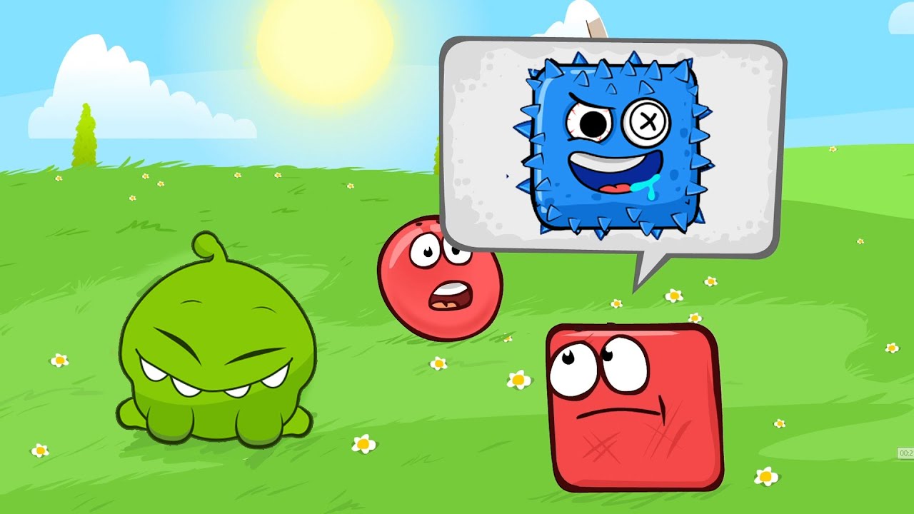 Red Ball 4 | Om Nom Vs  Rainbow Friends Boss In Stage 5