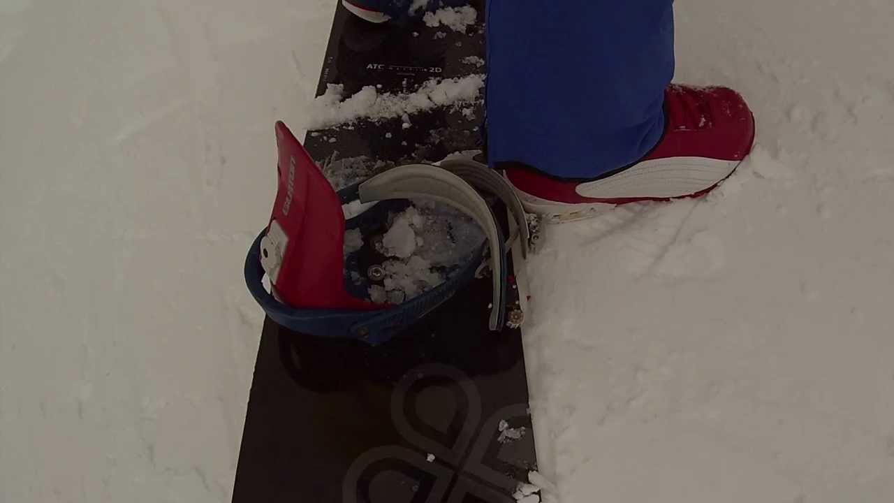 Extreme Carving with soft boots and soft snowboard (SWOARD Dual 175)