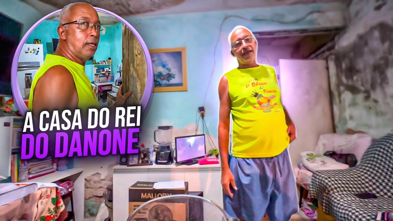 MOSTRANDO A CASA DO REI DO DANONE | TURMA DO MANE