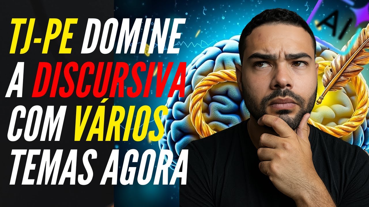 O MÉTODO SECRETO: Gere TEMAS de Redação INFINITOS do TJ-PE em 1 Minuto