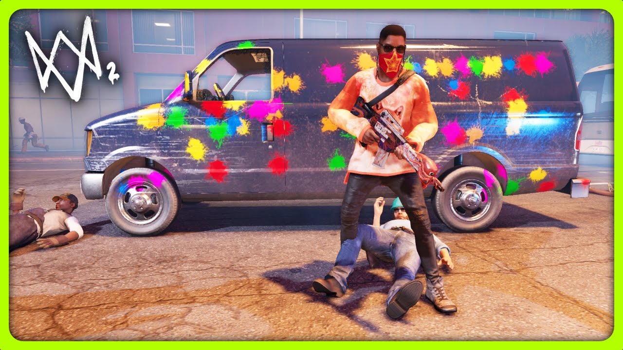 PAINTBALL GUN AND NEW GAME MODES in Watch Dogs 2!