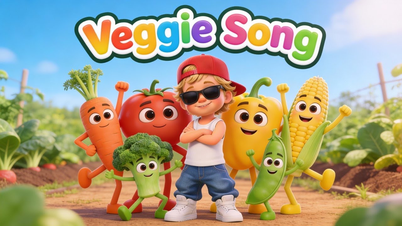 Veggie Song!🥕| Dancing Veggies for Kids | Learn Vegetables for Kids | Augie’s Playhouse