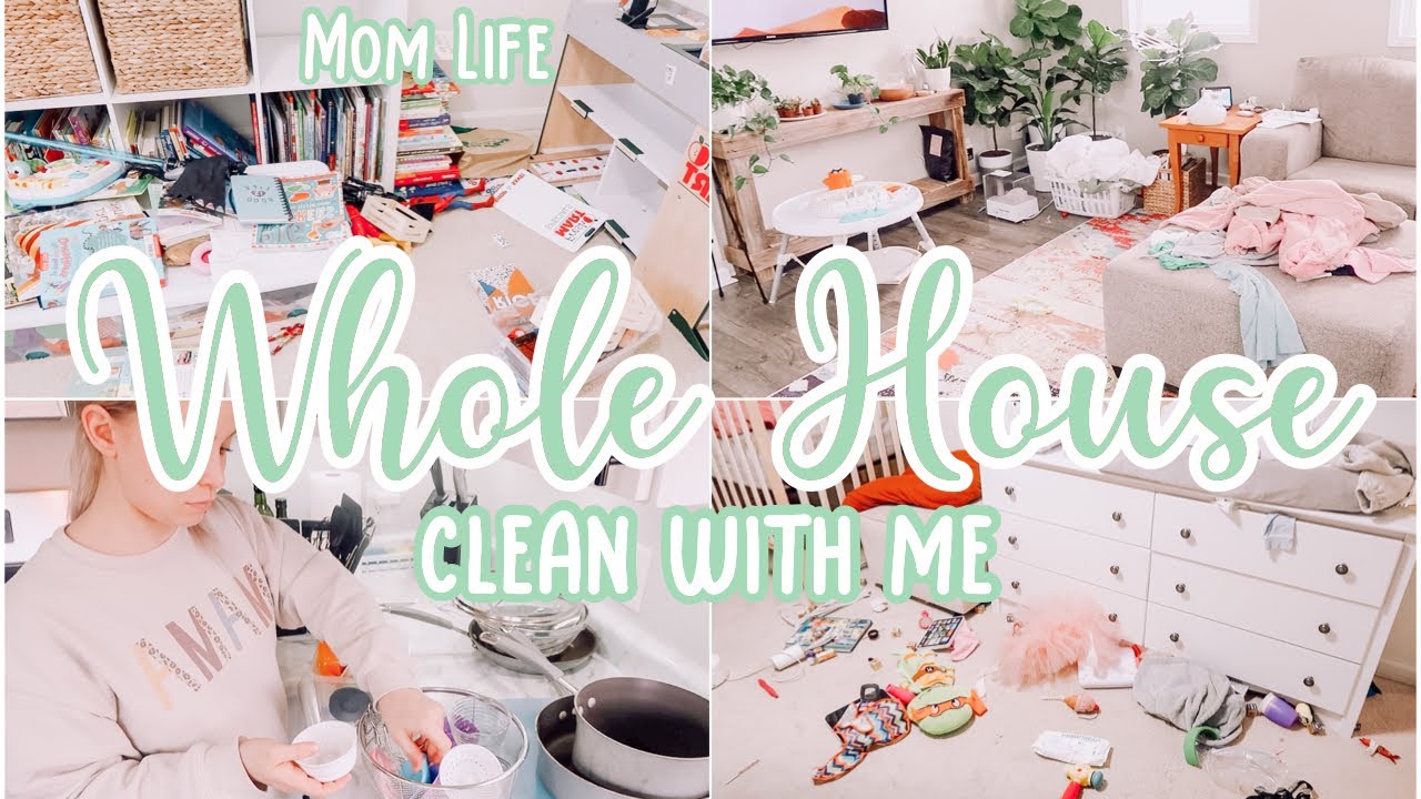 MOM LIFE WHOLE HOUSE CLEAN WITH ME 2022 // 3 DAYS OF SPEED CLEANING MOTIVATION