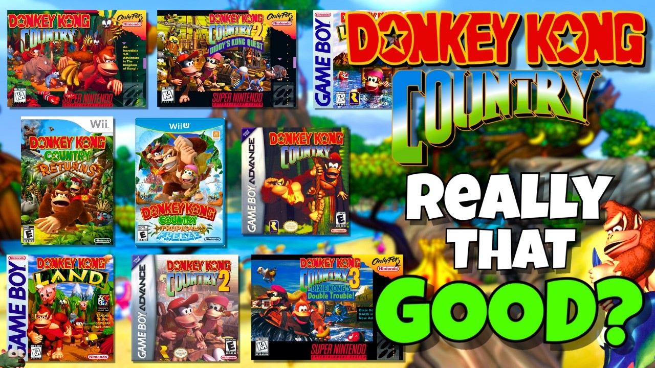 Действительно ли игры Donkey Kong Country Games настолько хороши?
