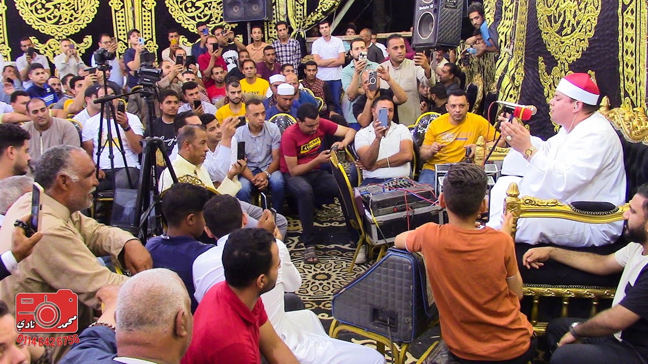 تصوير جوي HD الشيخ محمود القزاز ختام جماهيري تاريخي عزاء الحاج احمد الصاوي جبريل كفر جنزور 22-6-2023