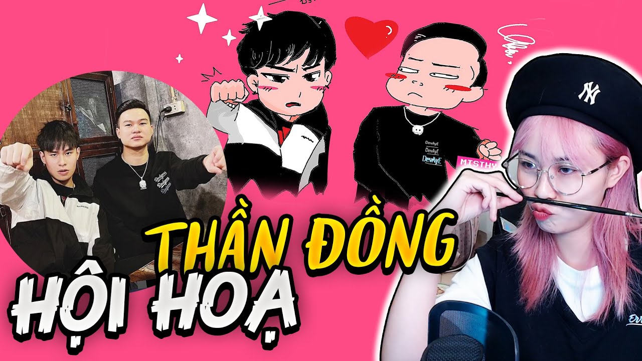 Misthy trổ tài tự họa dàn streamers. Đố biết đây là ai?!