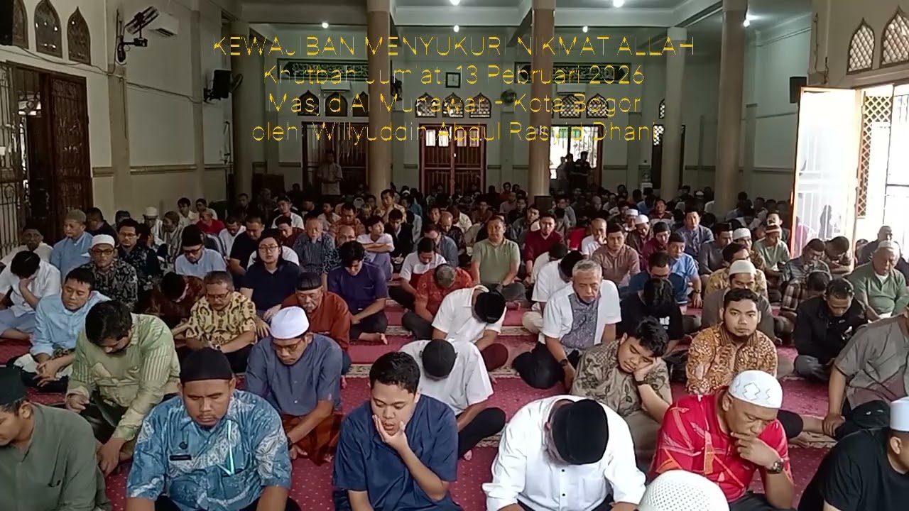 Kewajiban Mensyukuri Nikmat Allah || Khutbah Jum'at
