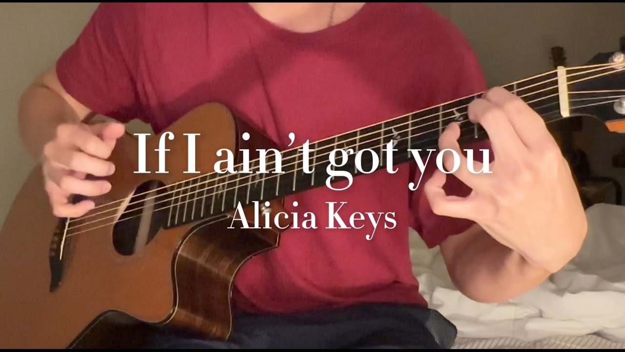 If I ain’t got you - Alicia Keys (fingerstyle guitar cover) bass, melody, drums on only 1 guitar
