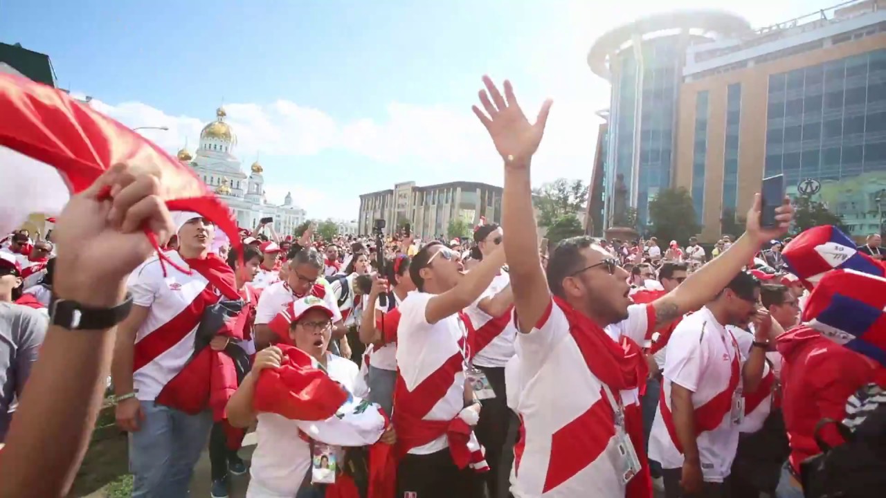 Соборная площадь в Саранске. Фестиваль болельщиков