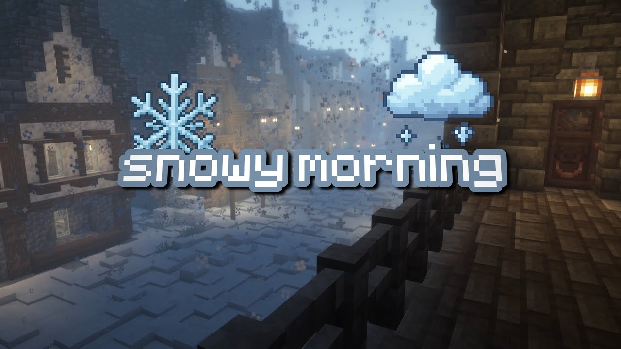 ❄️let go every now and then...|Minecraft C418 Music| Winter Gothic Dark Academia Study Vibes