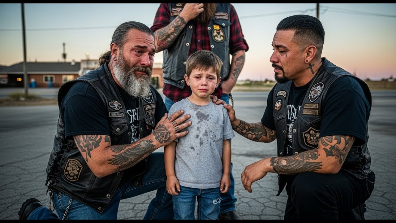 "My Dad Said I'm Not Worth Loving" — Biker's Words to 7-Year-Old Made Hardened Angels Tear Up
