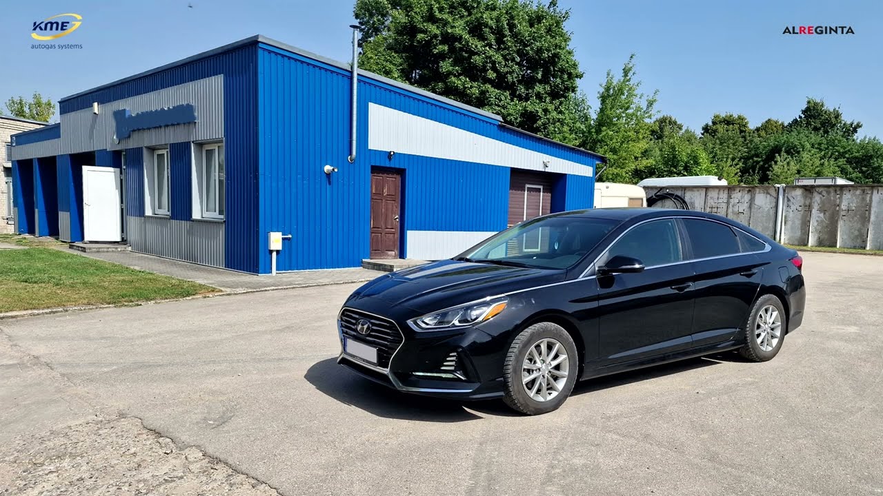 Į Hyunday Sonata 2.4 litro 140 kW, 2019 m. sumontuota dujų (SND) įranga - KME NEVO SKY DIRECT model2
