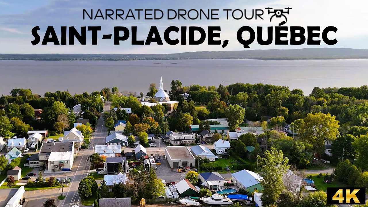 ⚜️ Saint-Placide, Québec 🇨🇦  ✈️🌊4K Drone