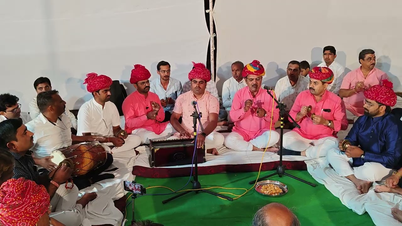 19/02/26 की भजन संध्या शंकरपल्ली में नारायणलाल जी कुशालपुरा वालों के यहां गृह प्रवेश के उपलक्ष में 