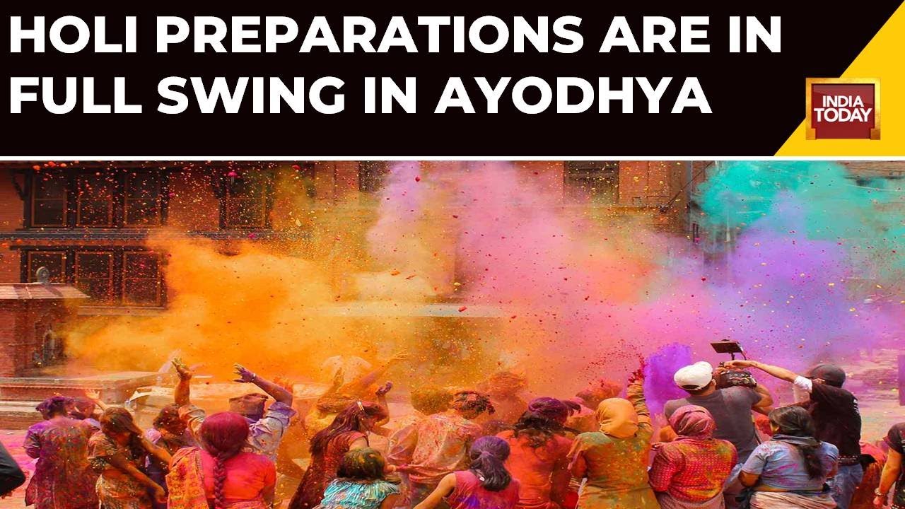 Holi Preparations Are In Full Swing In Ayodhya | India Today News