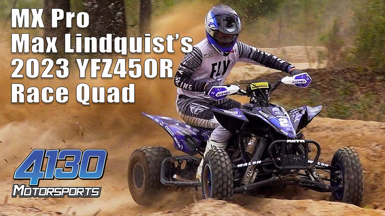 Обзор квадроцикла Yamaha YFZ450R Pro Motocross 2023 года от Макса Линдквиста