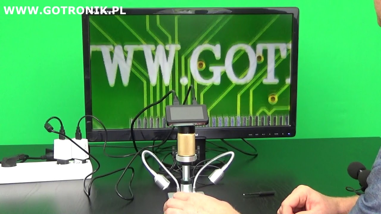 Mikroskop cyfrowy Andonstar ADM201 LCD HDMI USB Full HD [cz.4]