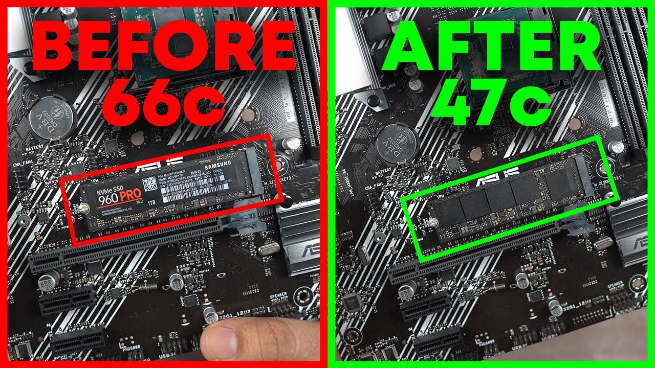How To Run M.2 NVME SSDs Cooler (How To Reduce M.2 Drives Operating Temperatures)