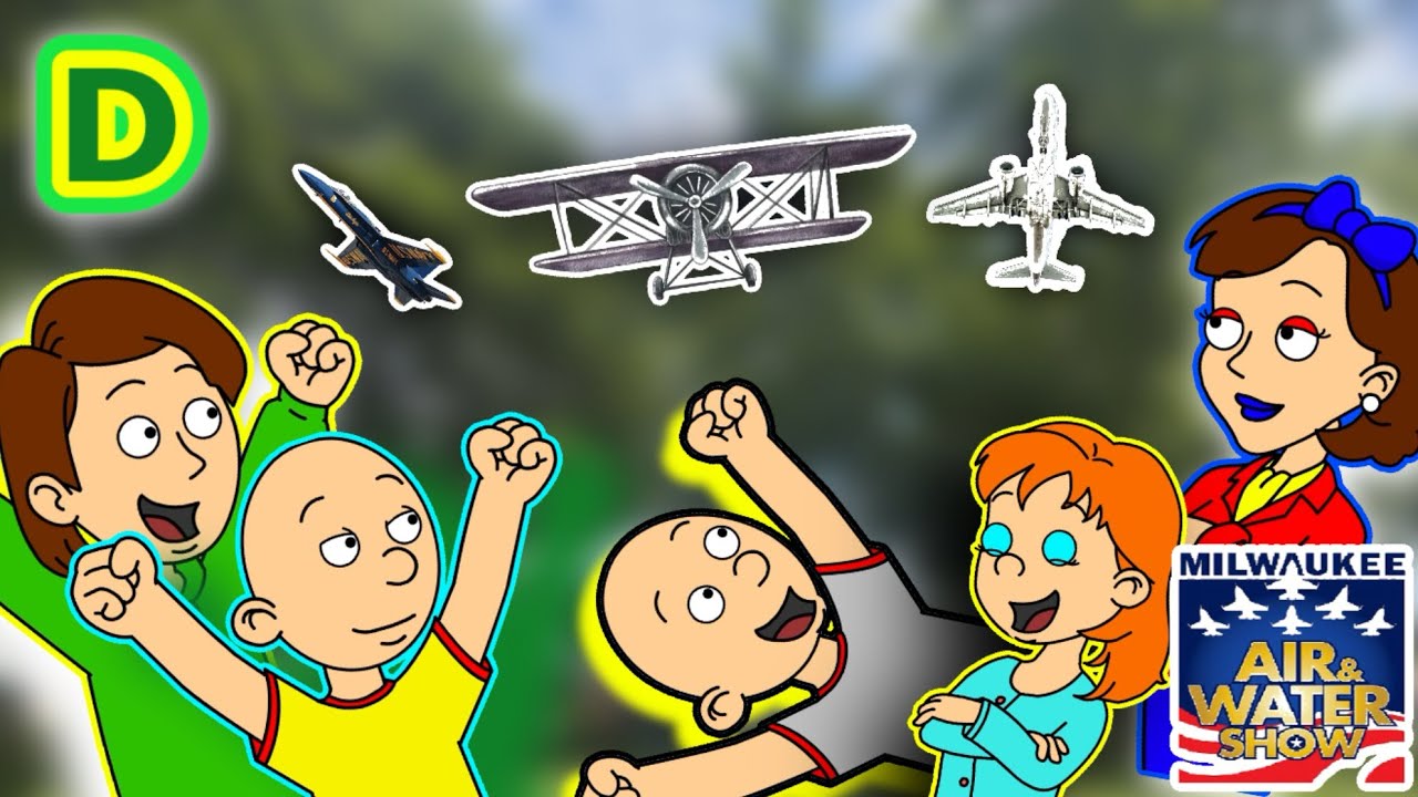 Welcome back to MKE Airplane Show✈️ Caillou’s Family