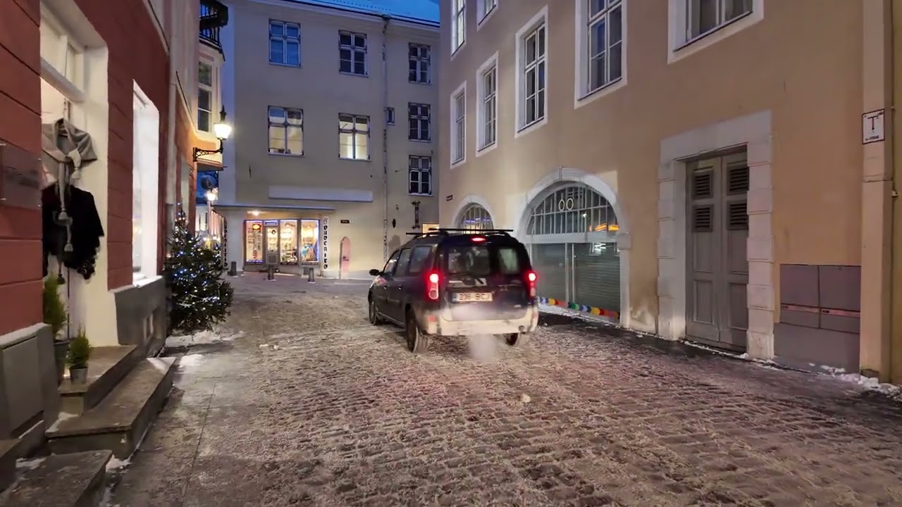 Winter Tallinn City Centre Walking Tour 🇪🇪 Tallinn, Estonia 2026 | 4K Walking Tour