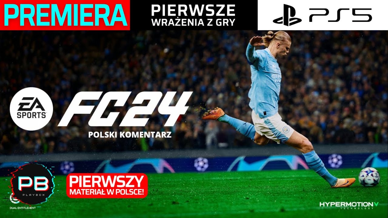 EA FC 24 PL - POLSKI KOMENTARZ / PREMIERA LIVE! / PS5 / PlayBox
