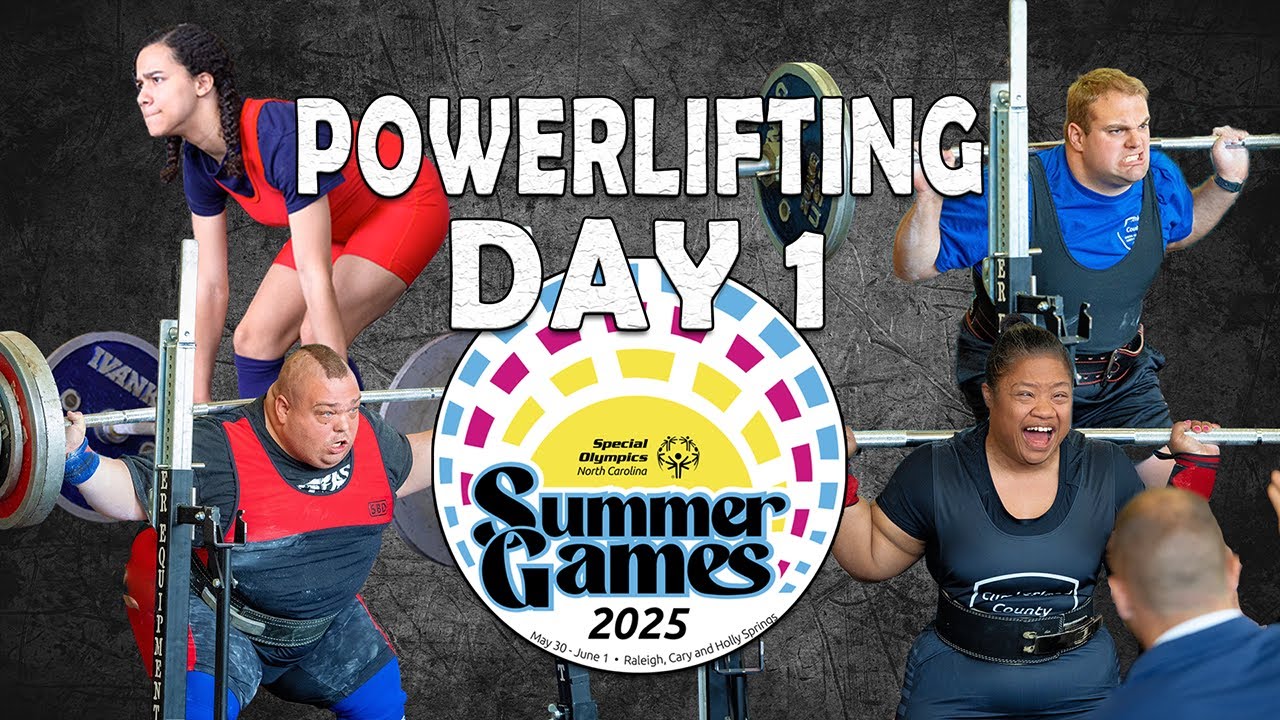 2025 Special Olympics North Carolina Summer Games Powerlifting Competition - Day 1