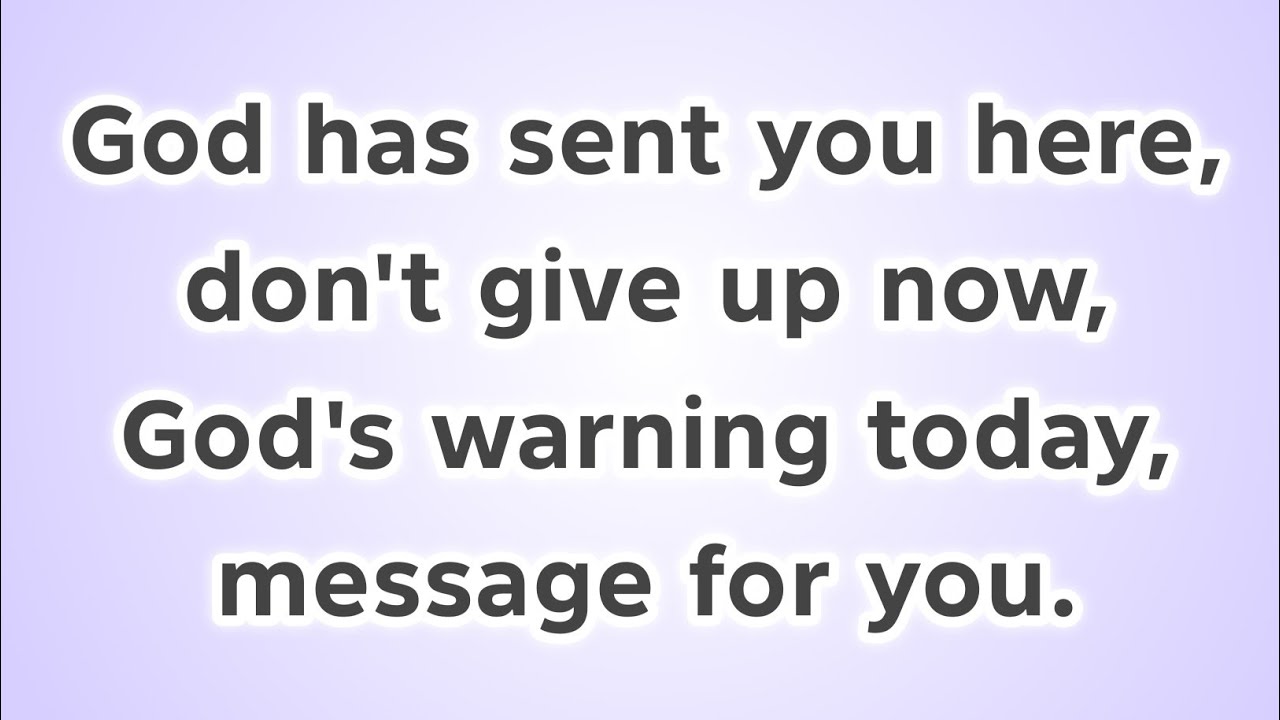 God Says: I Am Fixing What You Cannot See | Jesus Message Today | God's message today