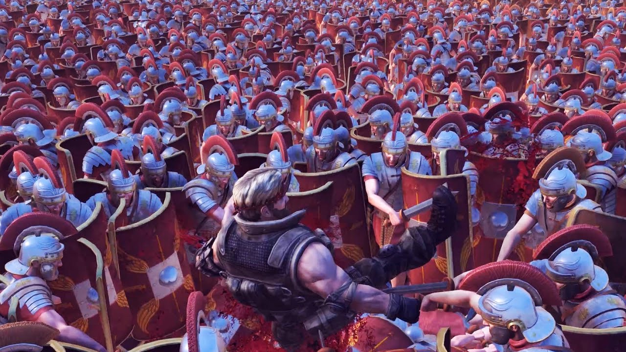 Chuck Norris VS 4000 Romans With A Twist At The End - Epic Battle Simulator