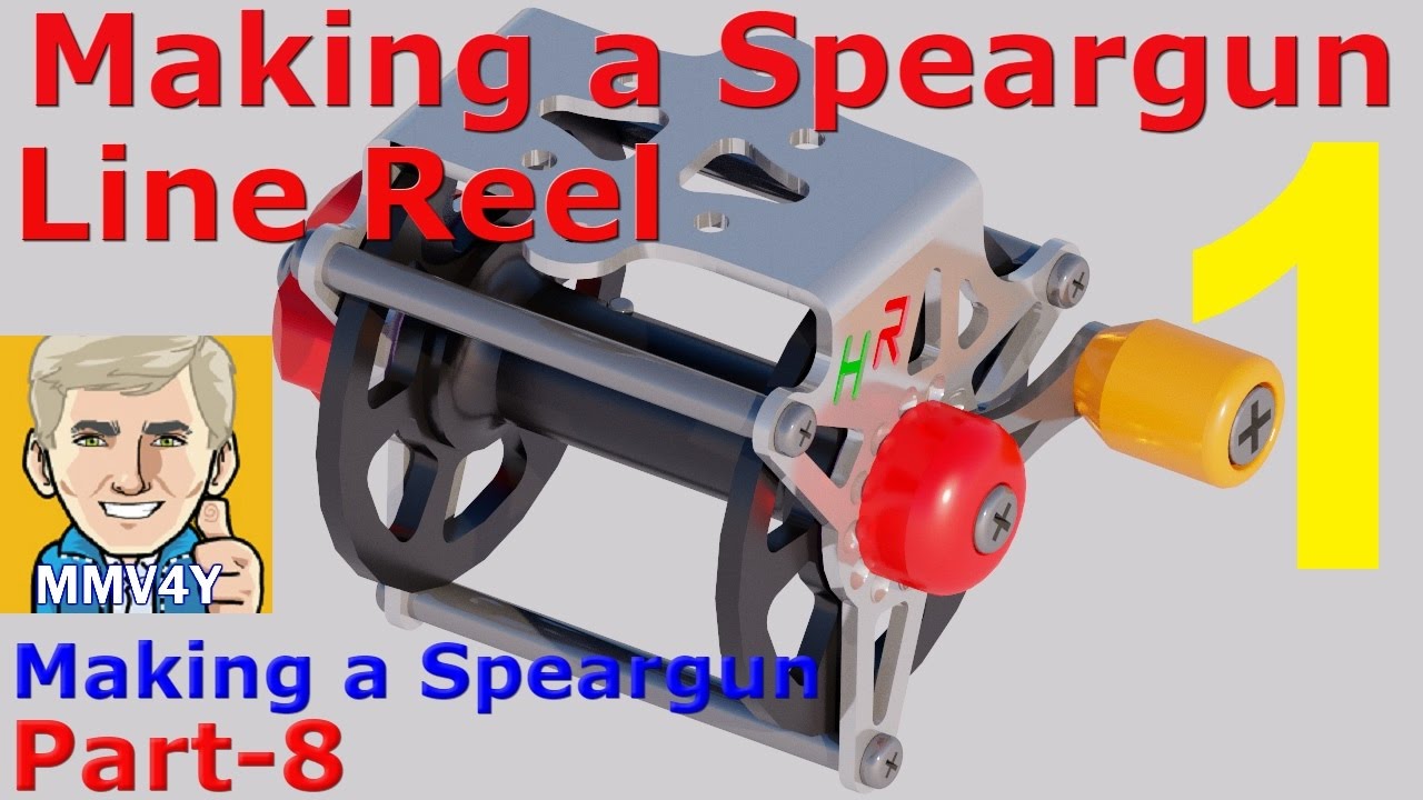 Wooden Speargun - Part 8 / Making the LINE REEL-1