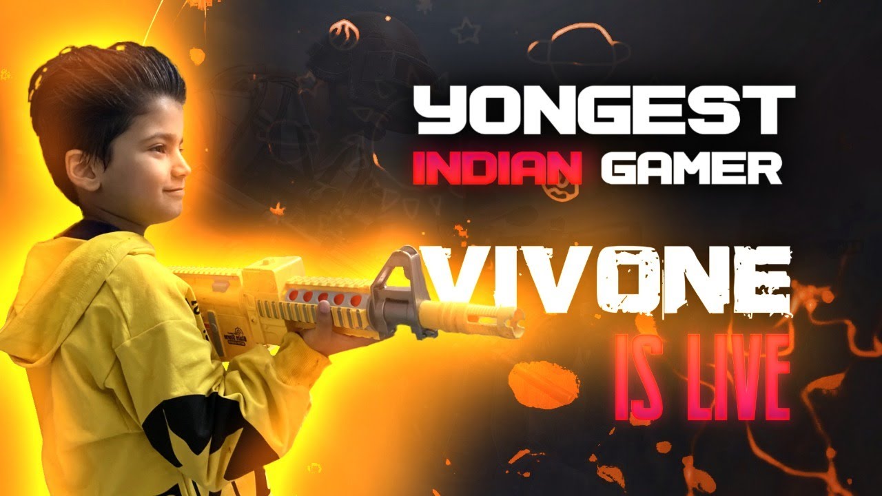 PUBG MOBILE | Youngest Indian Gamer Vivone is Live