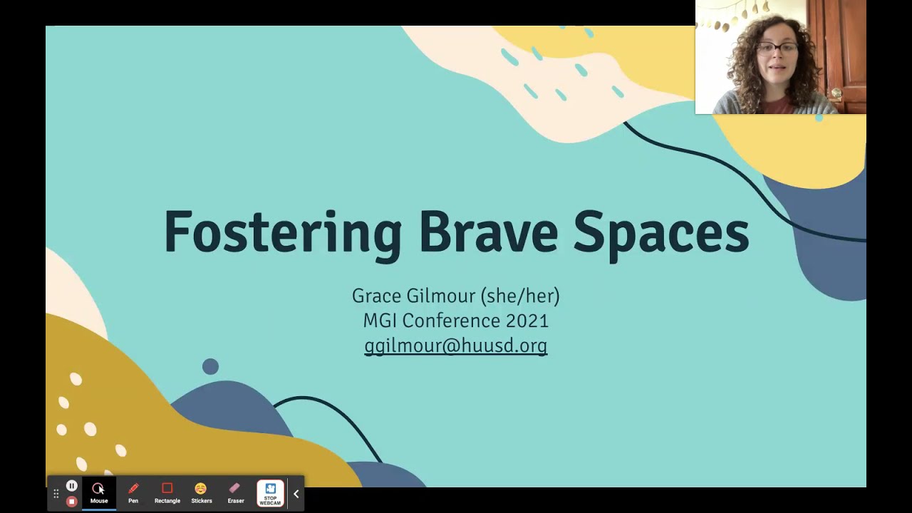 Grace Gilmour on Fostering Brave Spaces