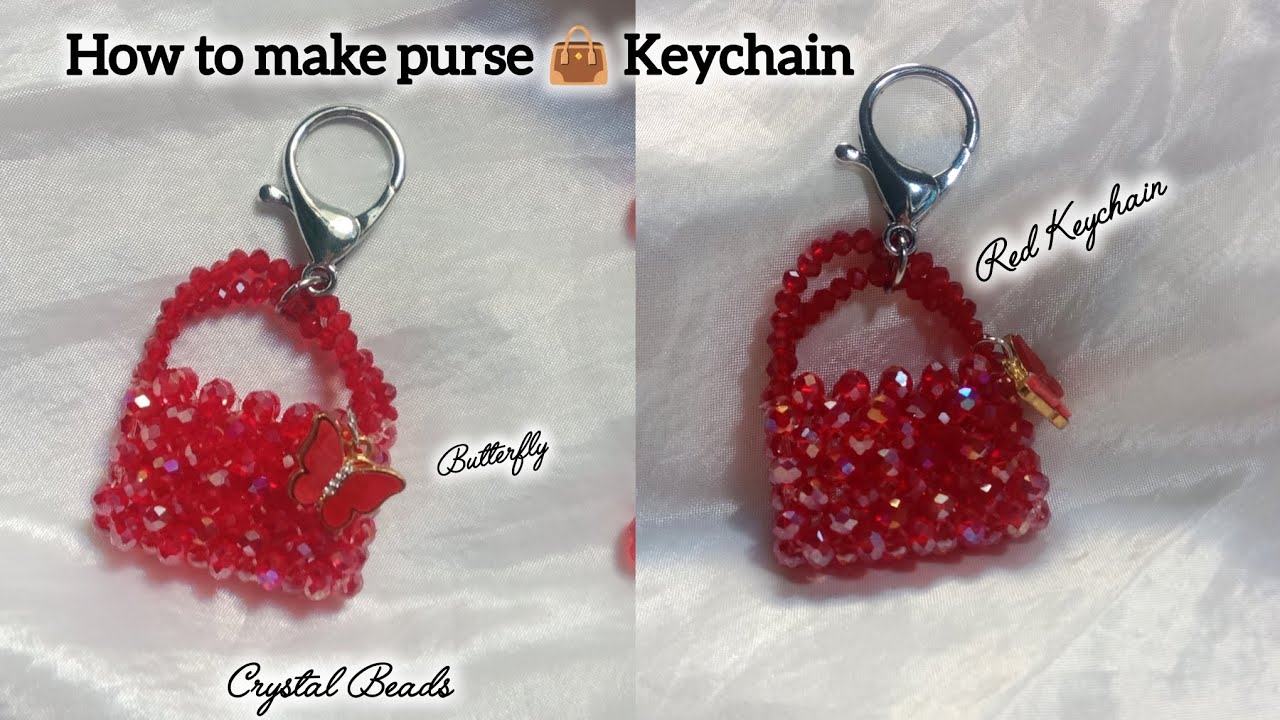 How To Make Beads Purse 👜| Mini bag Making Tutorial Step By STEP | crystal Beads #minipurse #jewlery