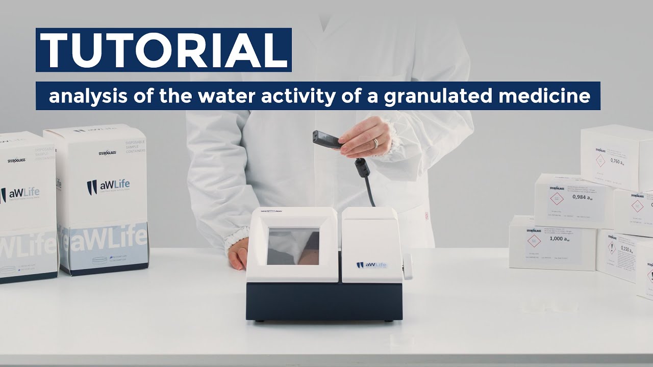 aWLife Steroglass | Tutorial: aW analysis of a granulated medicine
