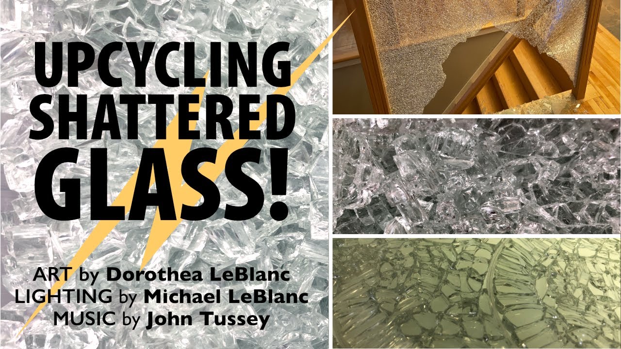Upcycling Shattered Glass #creative #upcycling #contemporartyart