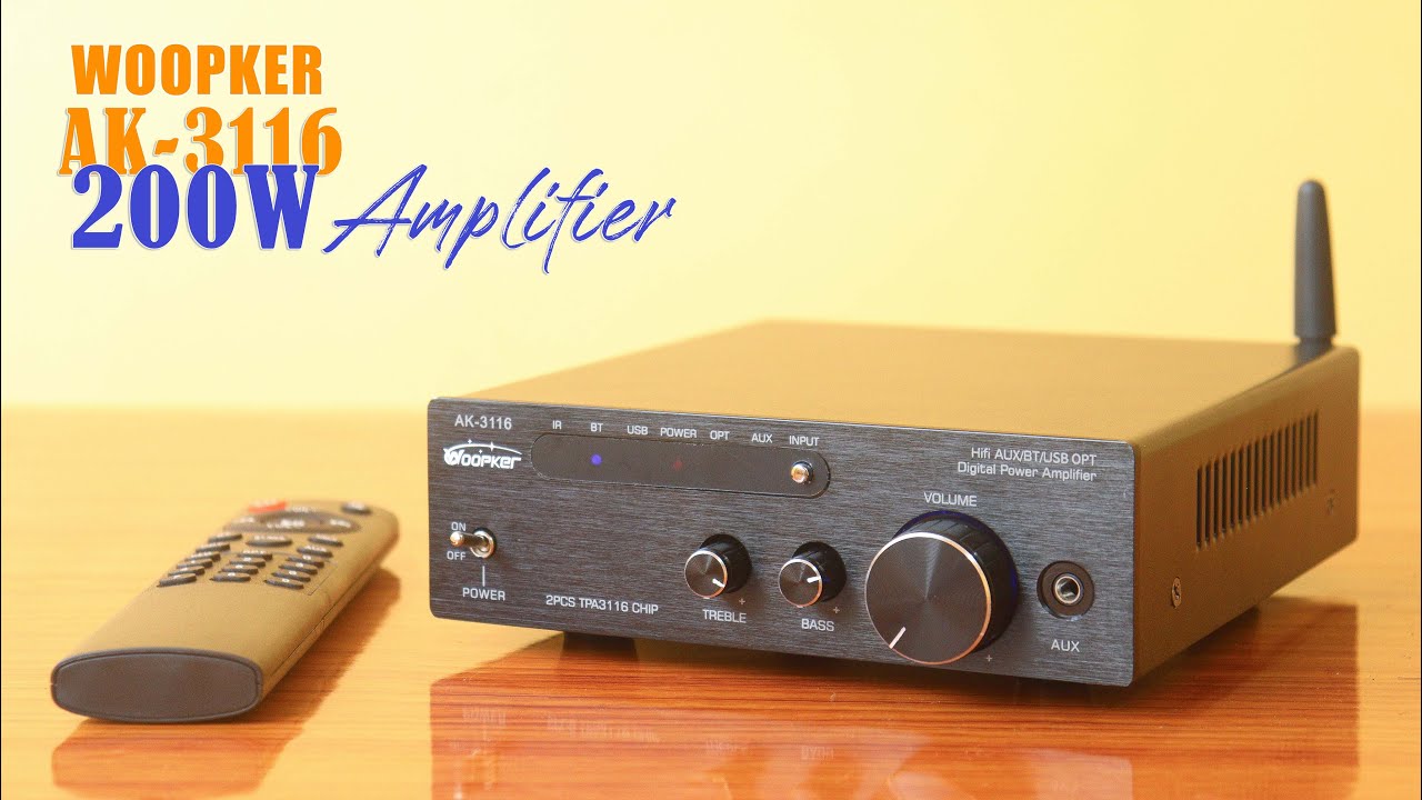 Woopker AK-3116 200W Stereo Amplifier Board Review in Hindi 🔥Best Budget Power for Stereo Sound!!
