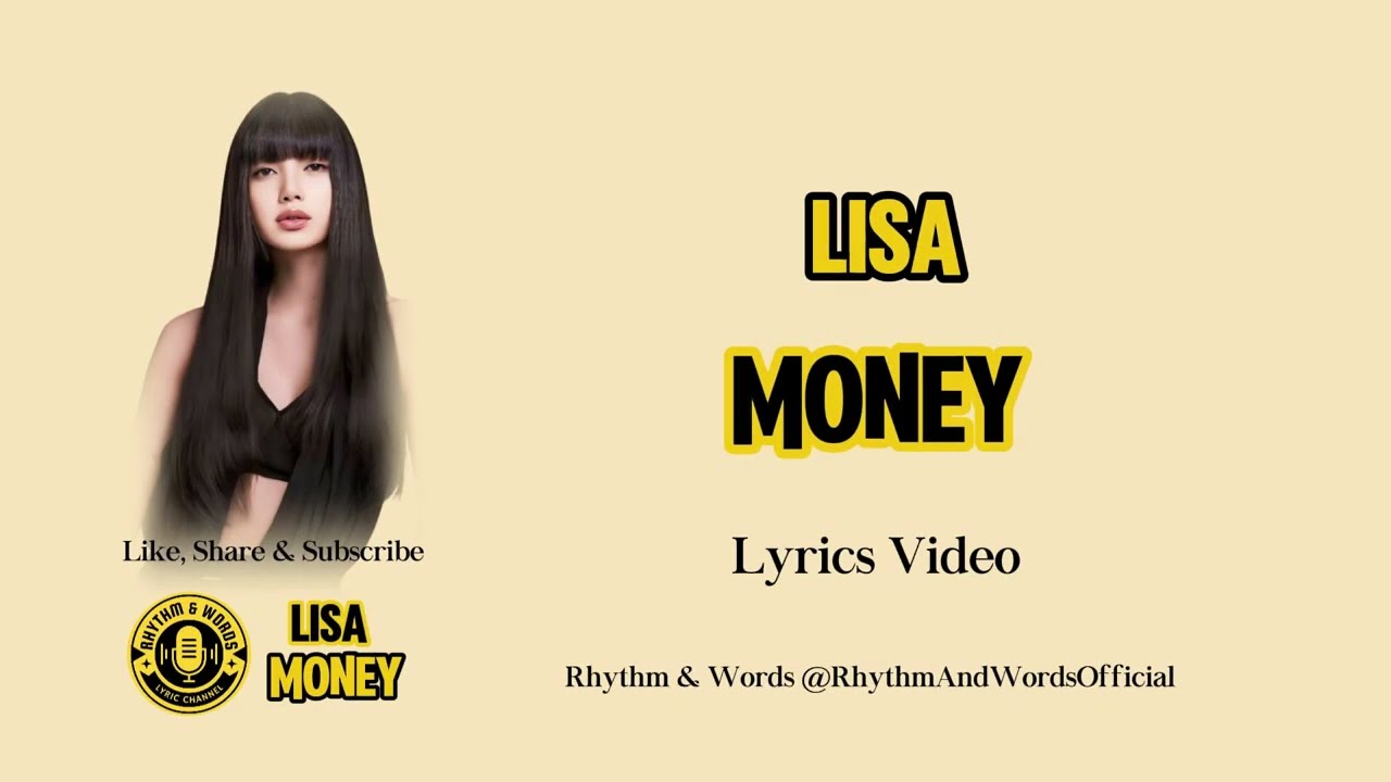 Lisa - Money ( Lyrics ) - Rhythm & Words #lyrics #shorts #shortvideo #song #lisa #love #songs