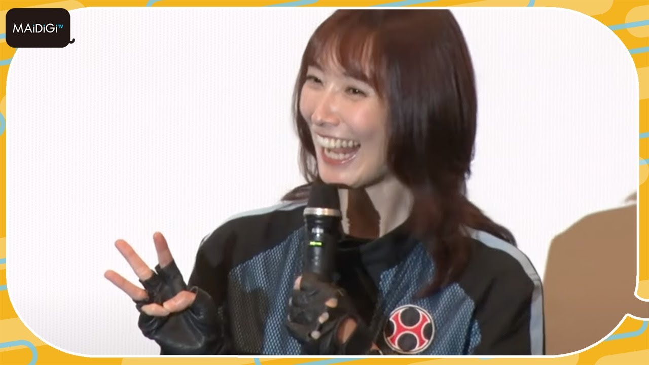 【ハリケンジャー】長澤奈央、白川裕二郎＆姜暢雄から「美しい」と絶賛され大照れ　塩谷瞬らと新作「忍風戦隊ハリケンジャー」初日あいさつに登場