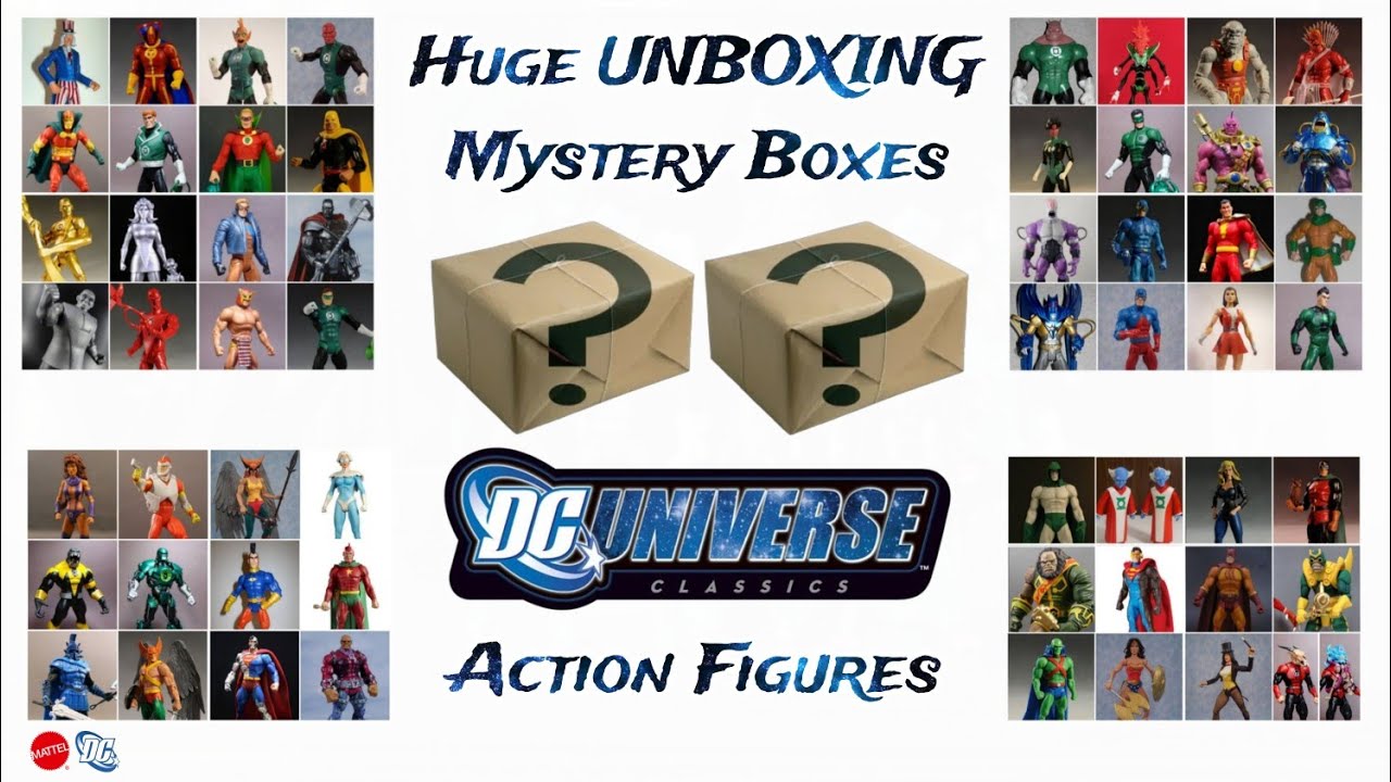 Huge UNPACKING of Mattel DC Universe Classics Mystery Box