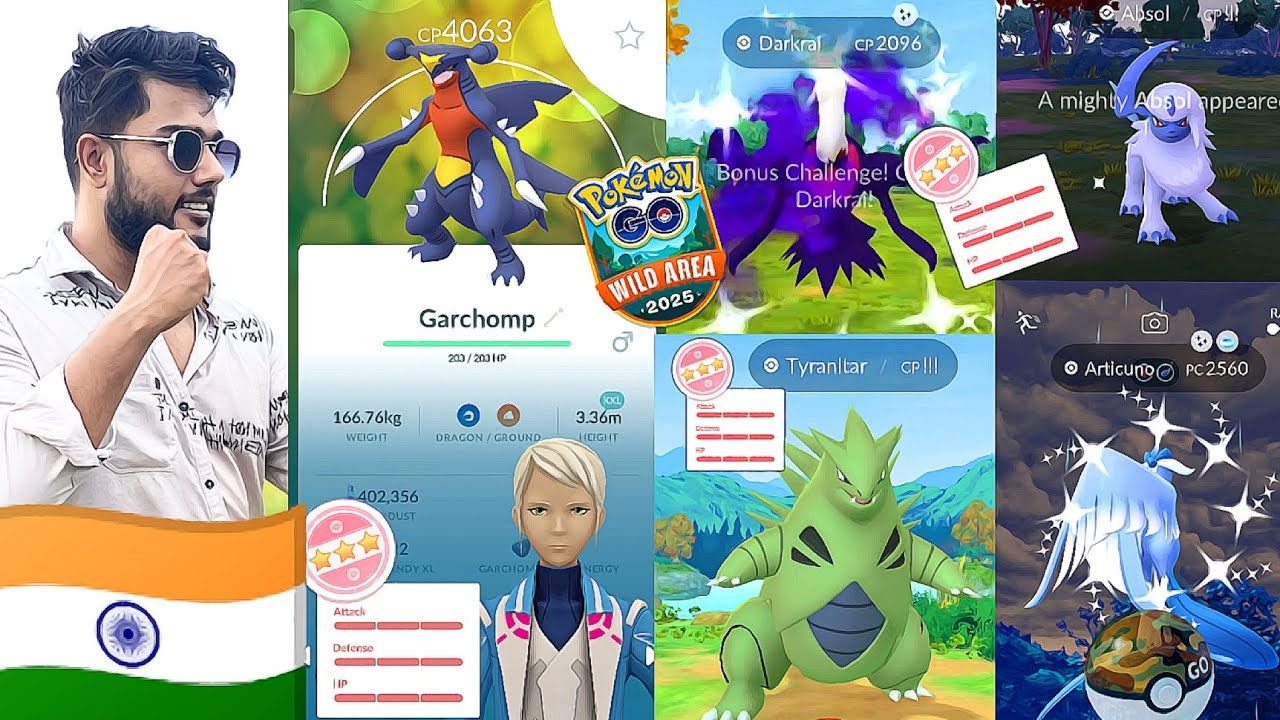 Exploring GO WILD AREA in India! Rare Pok&eacute;mon Everywhere! 2025