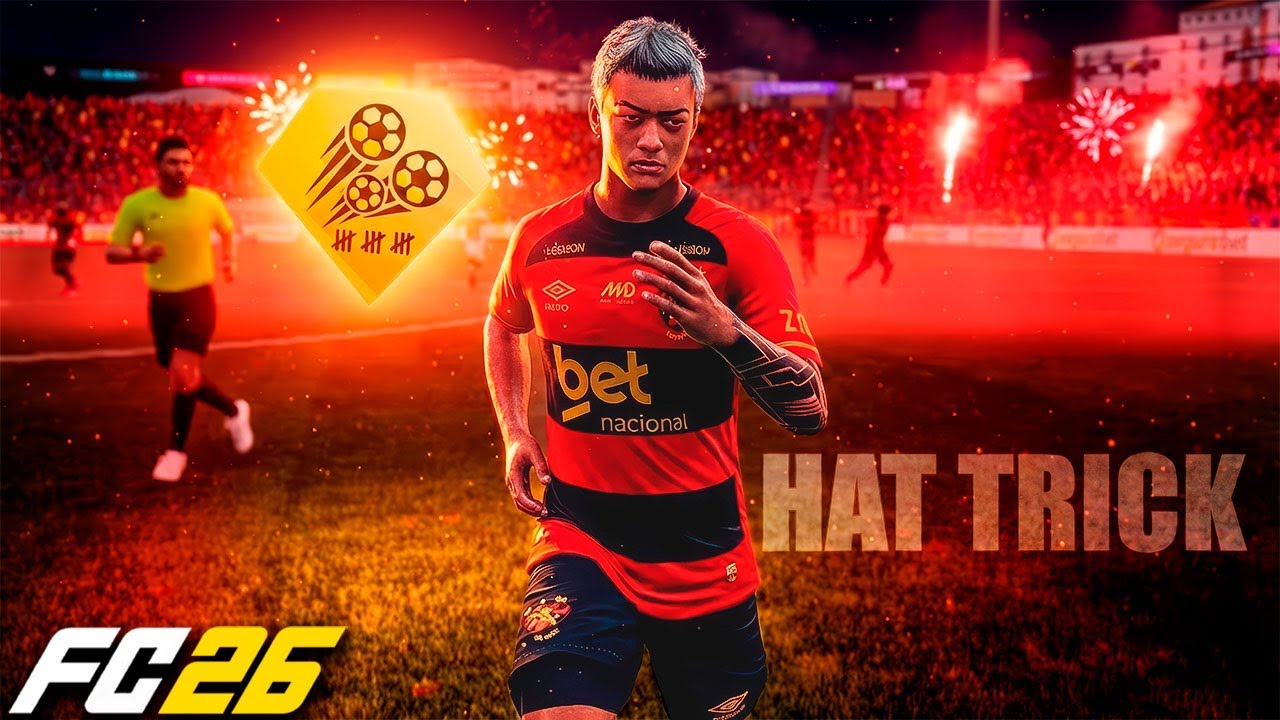 FINALMENTE VEIO! PRIMEIRO HAT TRICK NA CARREIRA 😱🔥🇧🇷 | EA FC 26 Modo Carreira Jogador | EP 09