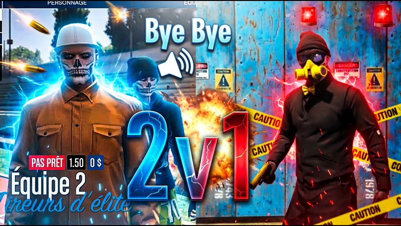 Un 2 vs 1 sur GTA Online │ Qui sortira vainqueur? 😨