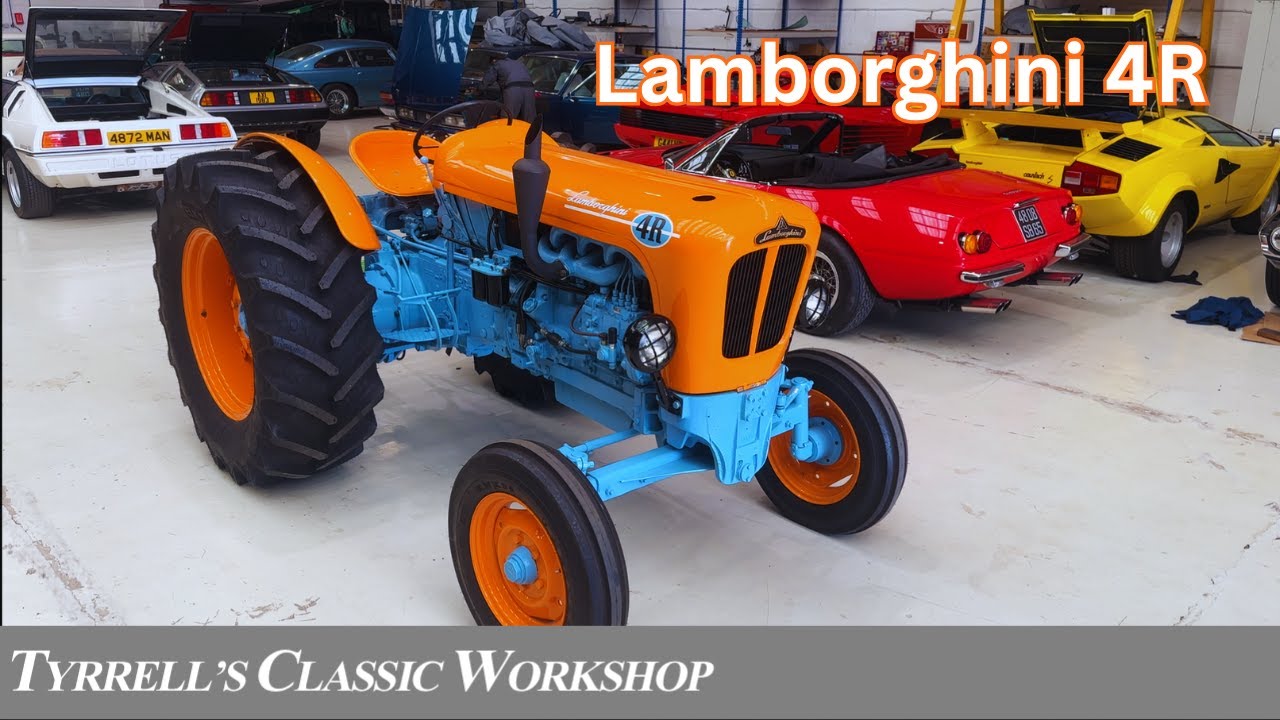 Lamborghini 4R Tractor-a stunning and rare piece of Lamborghini history | Tyrrell's Classic Workshop
