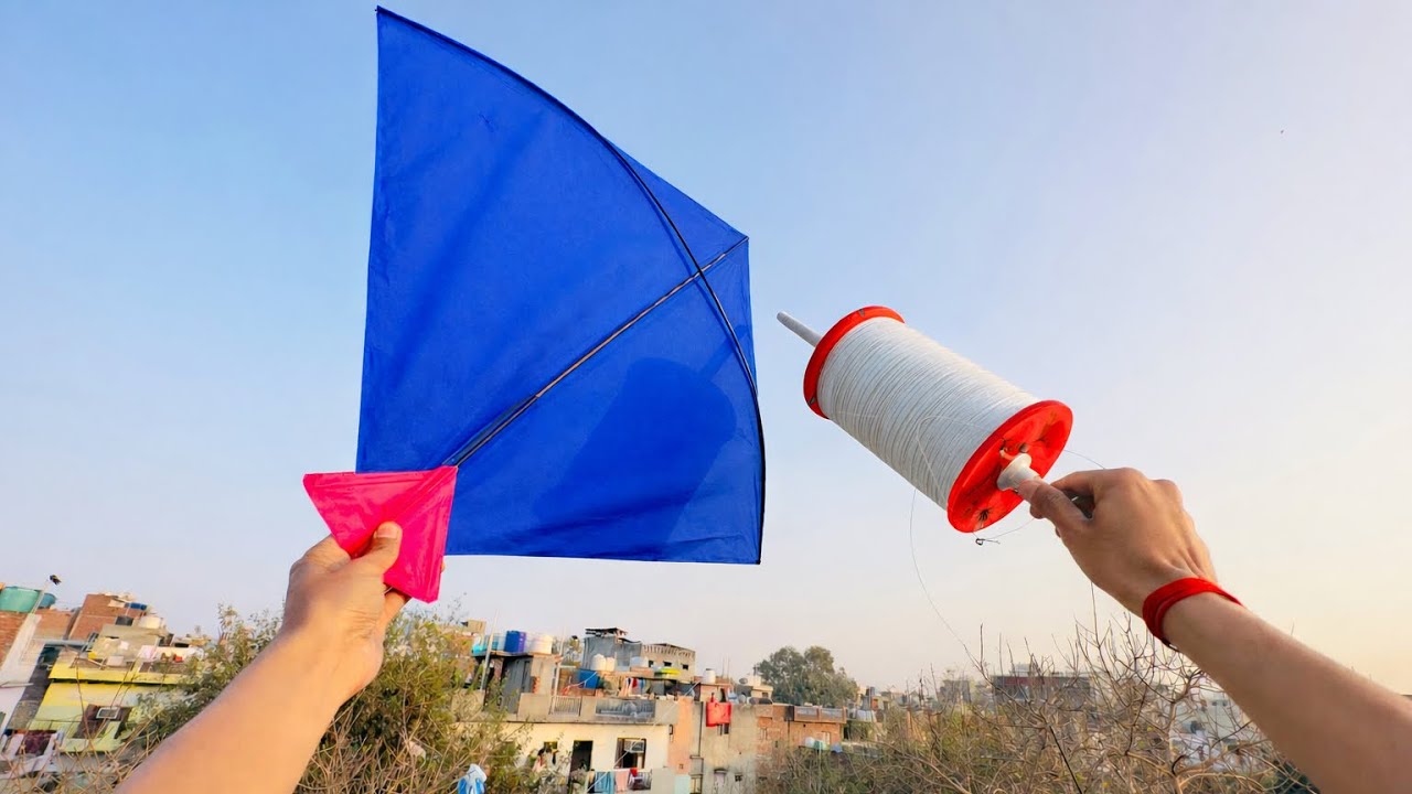 Patangbazi mai masti ✨😂🩵✨ & Kite fighting ❤️✨  