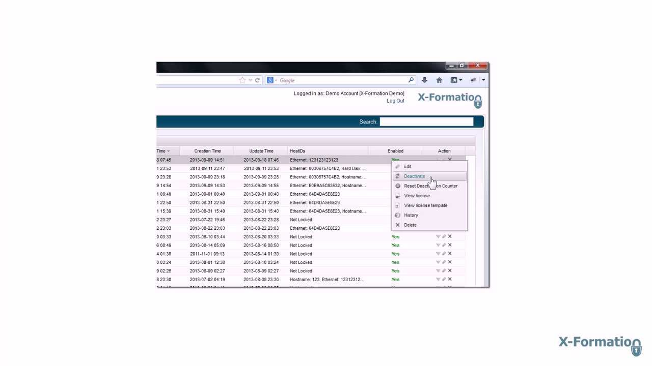 How to deactivate a license in License Activation Center
