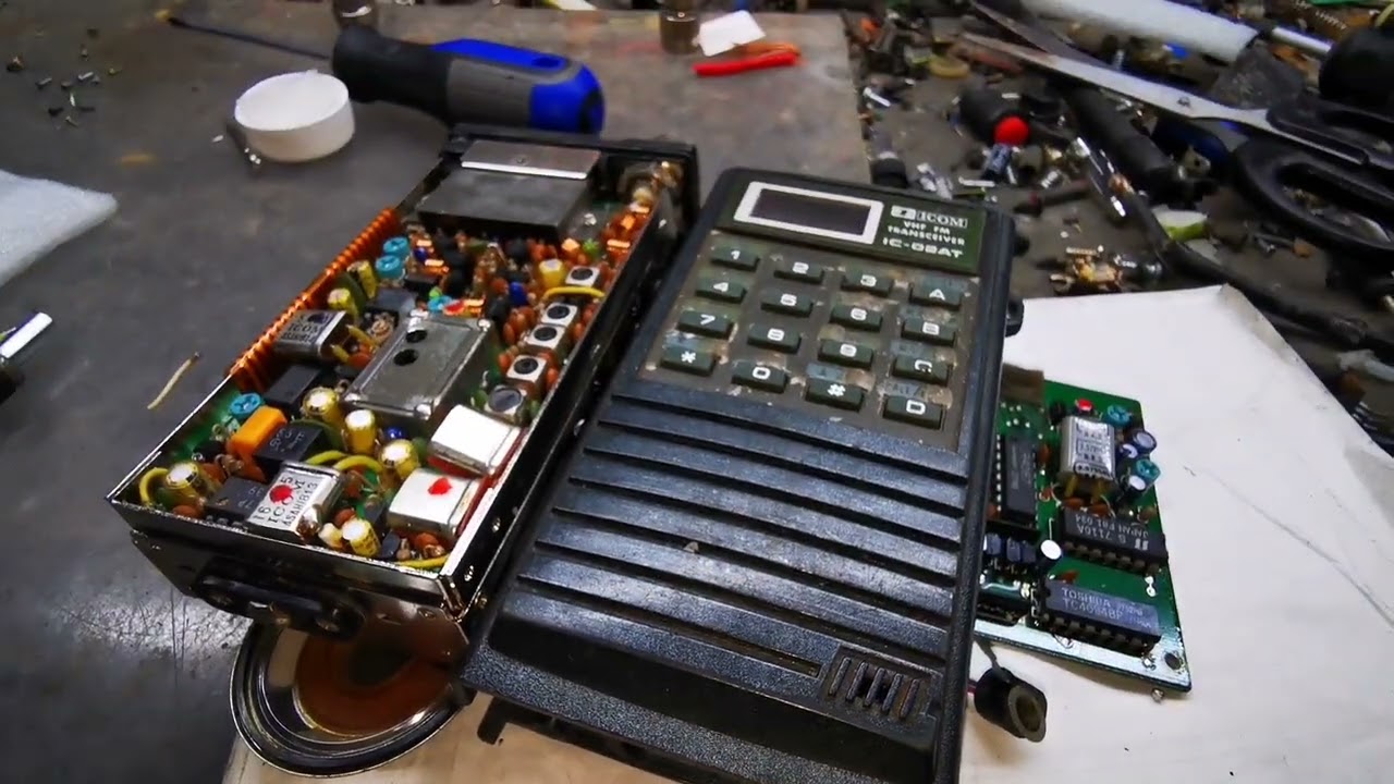 icom 02at. BACKLIGHT repair.