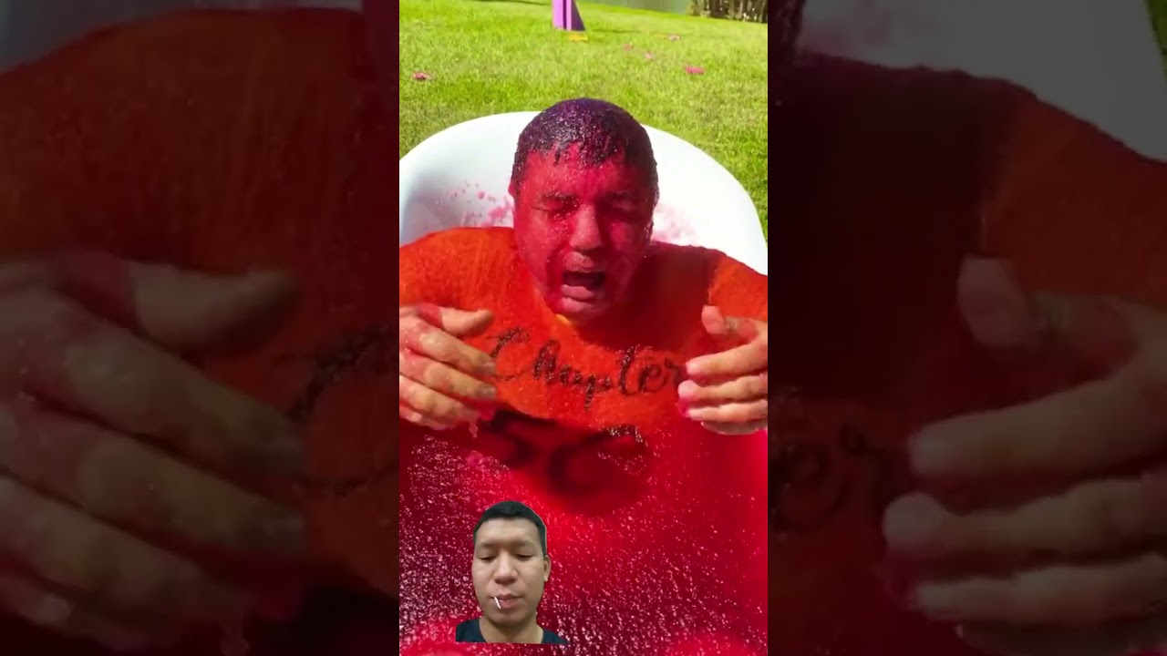 tingido de vermelho #viral #asmr #food #subscribe #shortsvideo #funny #viralvideo #shorts