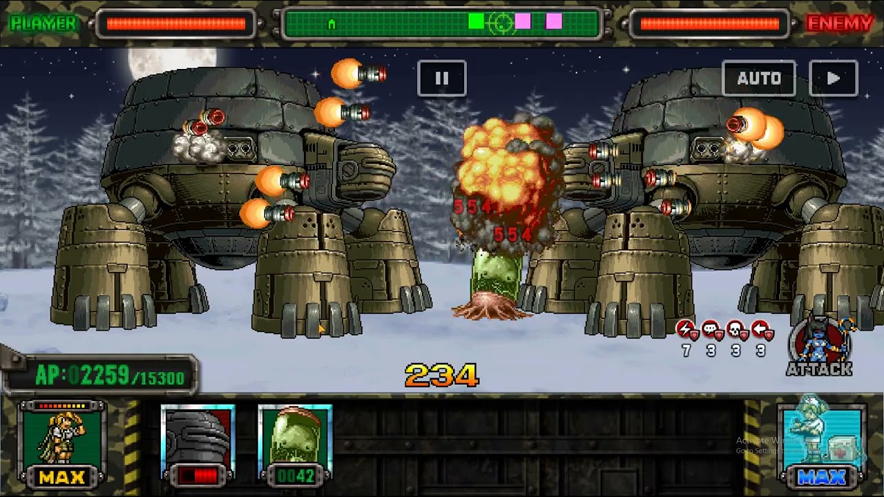 Metal Slug Attack: Unit Showcase - Stone Turtle