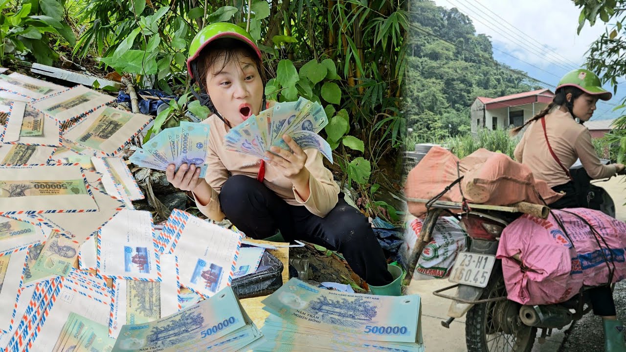 go pick up scrap. Suddenly found a pile of money lý thị hương