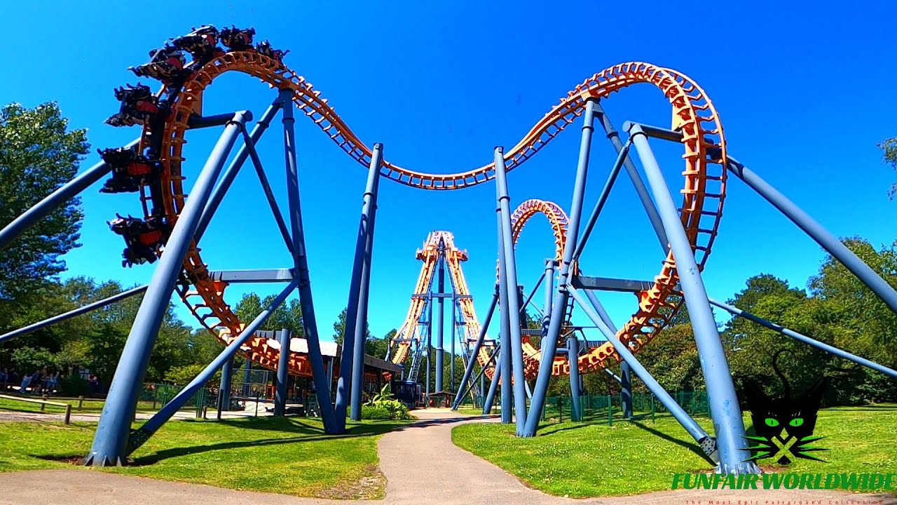 Vekoma Inverted Boomerang TRIOPS: A Wild Coaster Ride at Parc Bagatelle 2024! 🇫🇷
